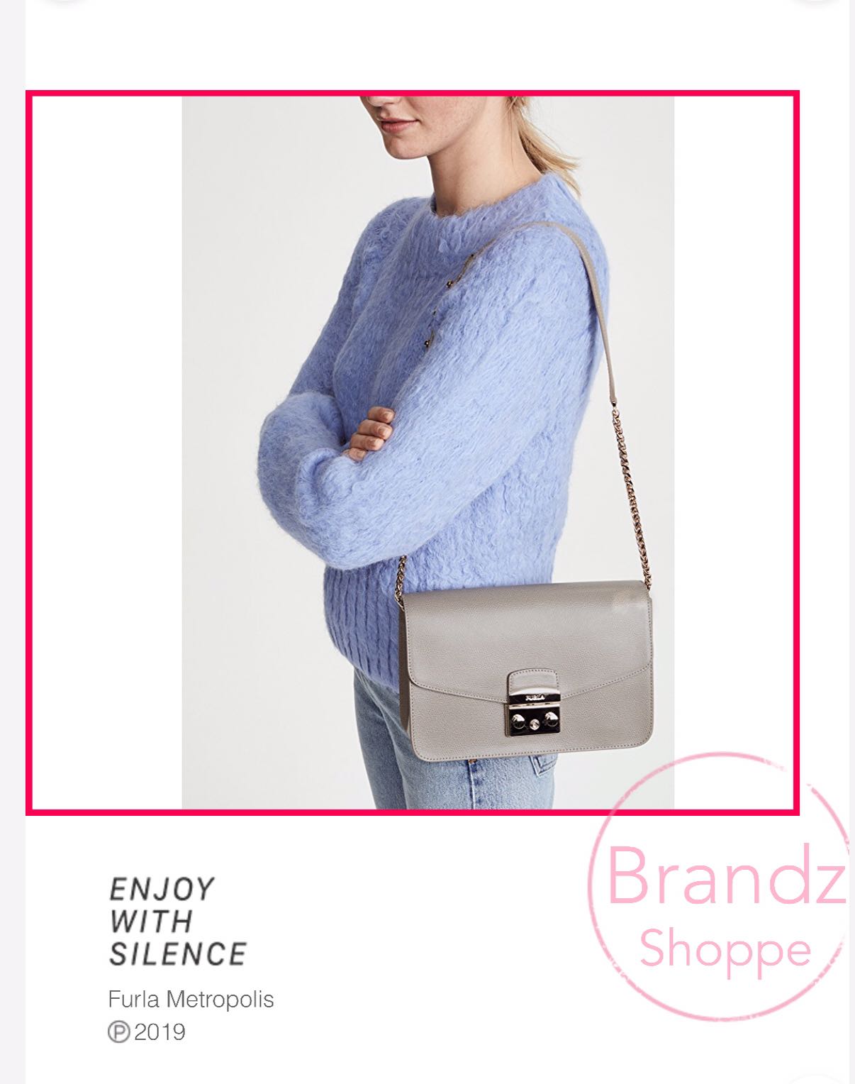 Furla metropolis deals shoulder bag sabbia