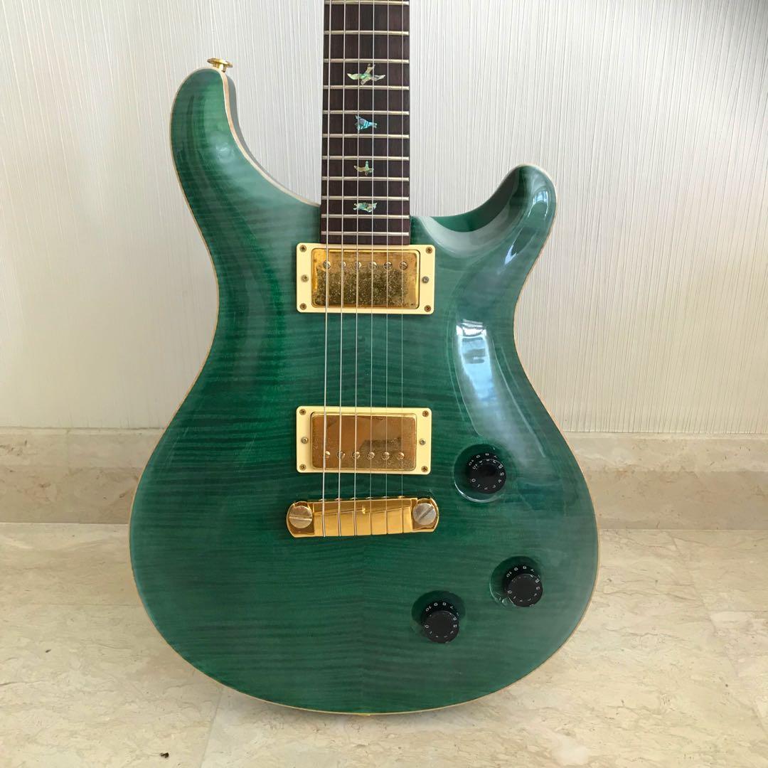 Paul Reed Smith PRS Custom 22 Gold Stoptail Emerald Green