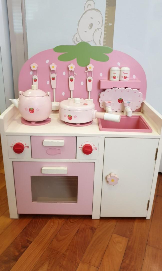 Preloved Wooden Kitchen Set Toys Games Others On Carousell