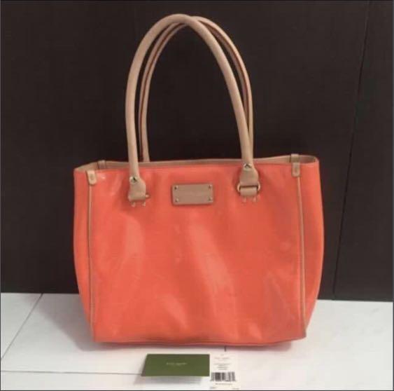 kate spade patent tote