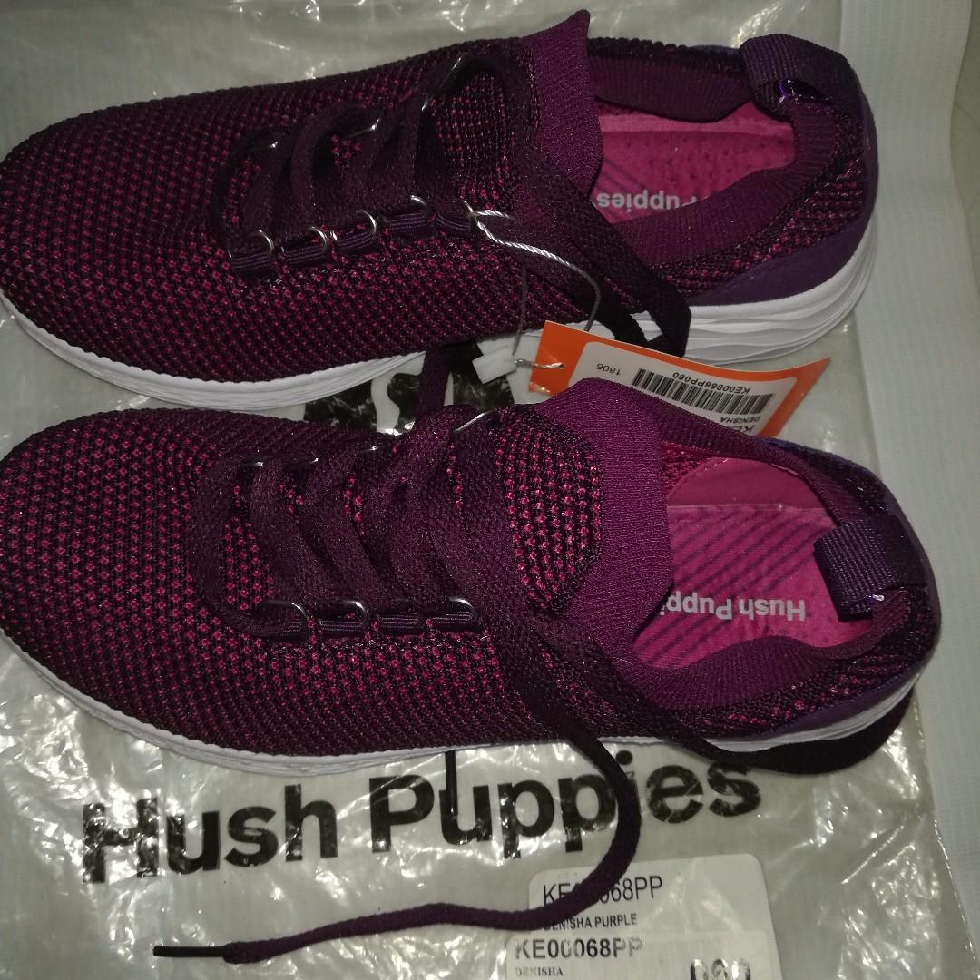 purple hush puppies