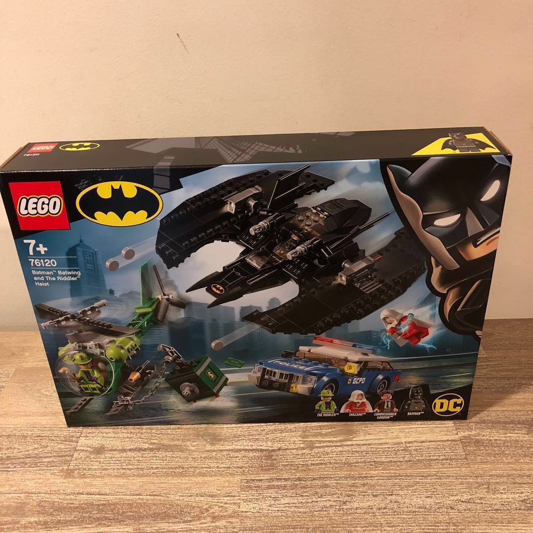Reserved* MISB Lego 76120 DC Superheroes Batman Batwing and the Riddler  Heist, Hobbies & Toys, Toys & Games on Carousell