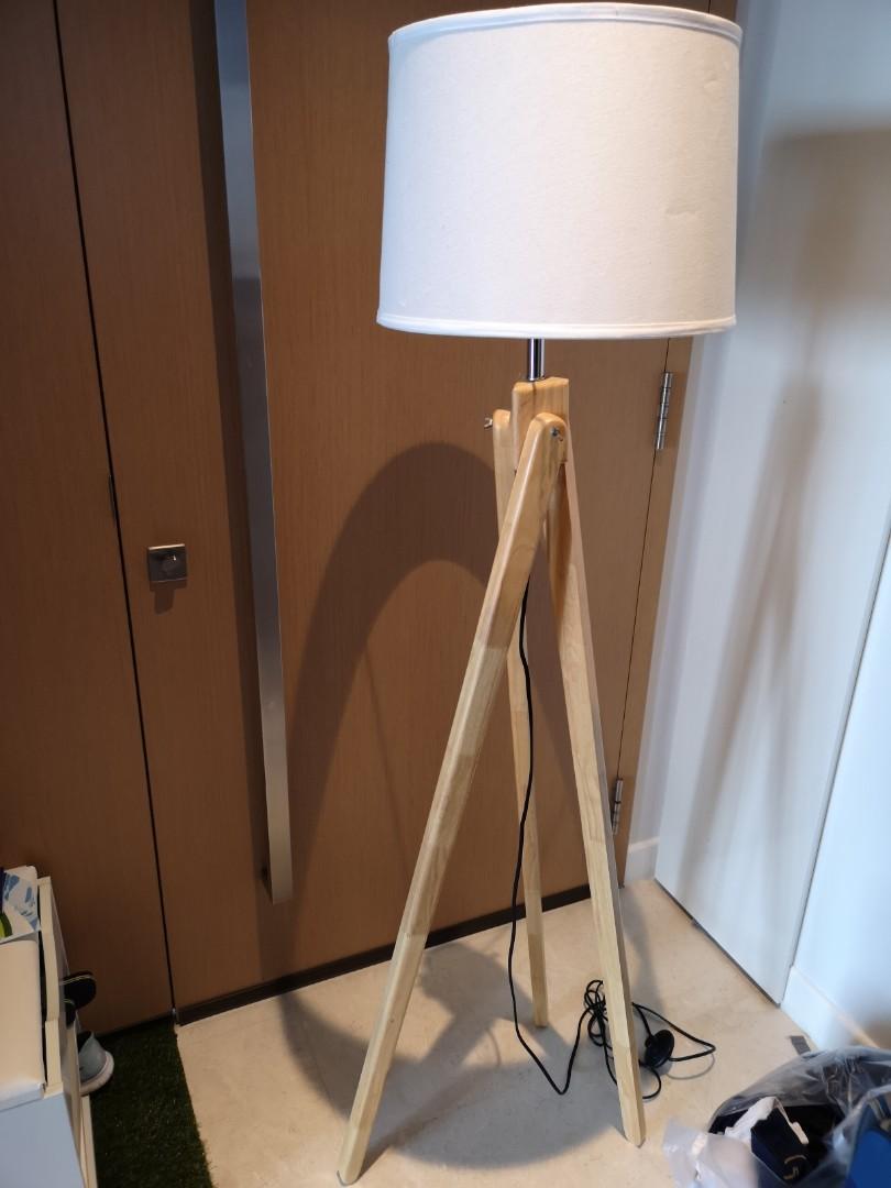 Wooden tripod floor lamp sainsburys new arrivals