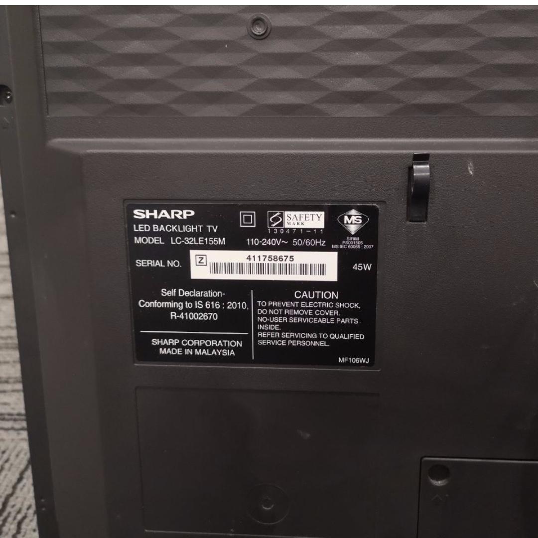 Sharp Aquos TV (32 Inch) (No Stand), TV & Home Appliances, TV