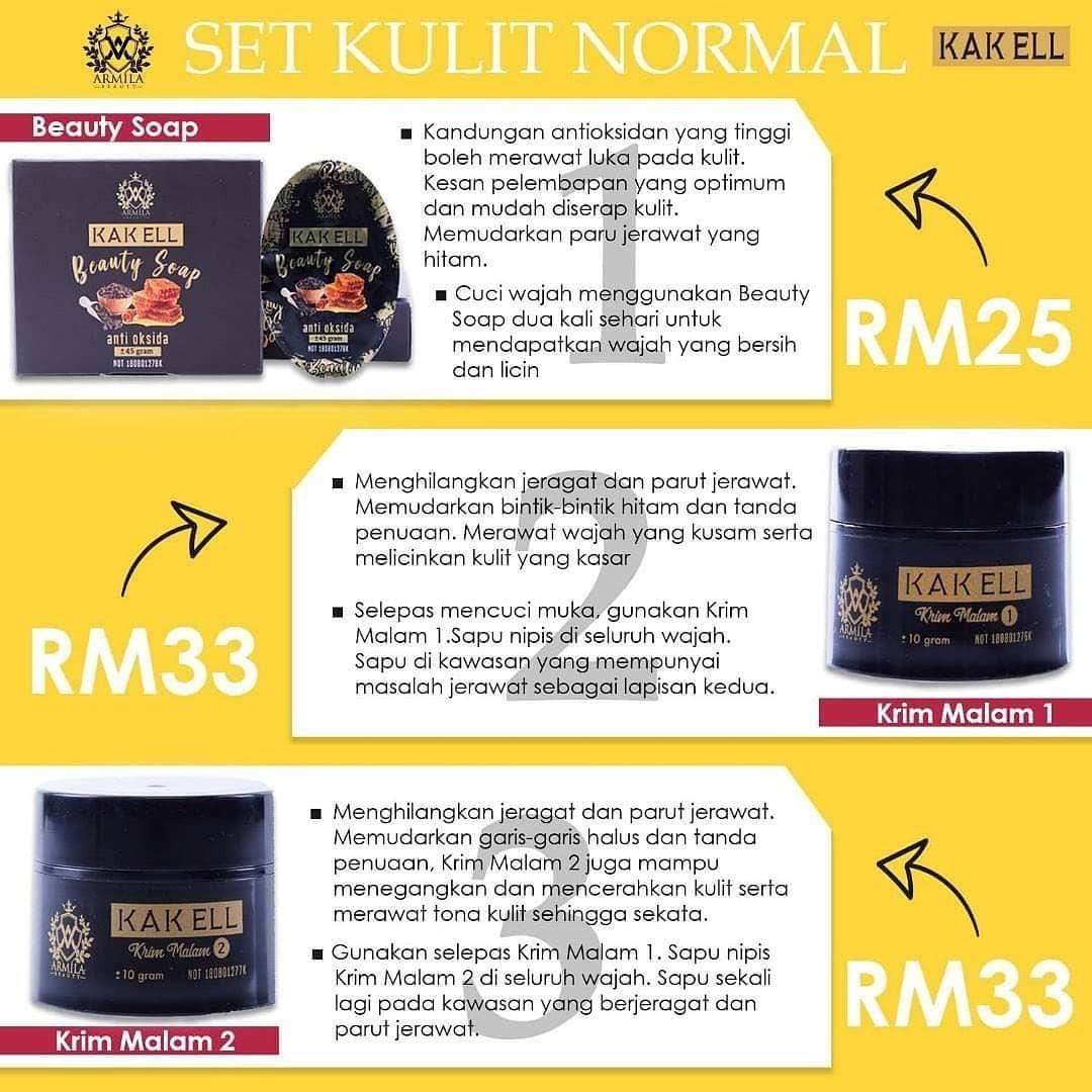 harga kak ell skincare
