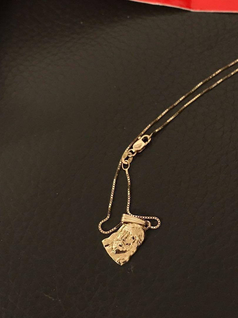 Supreme Micro Jesus Chain Box Logo gold F W 2013