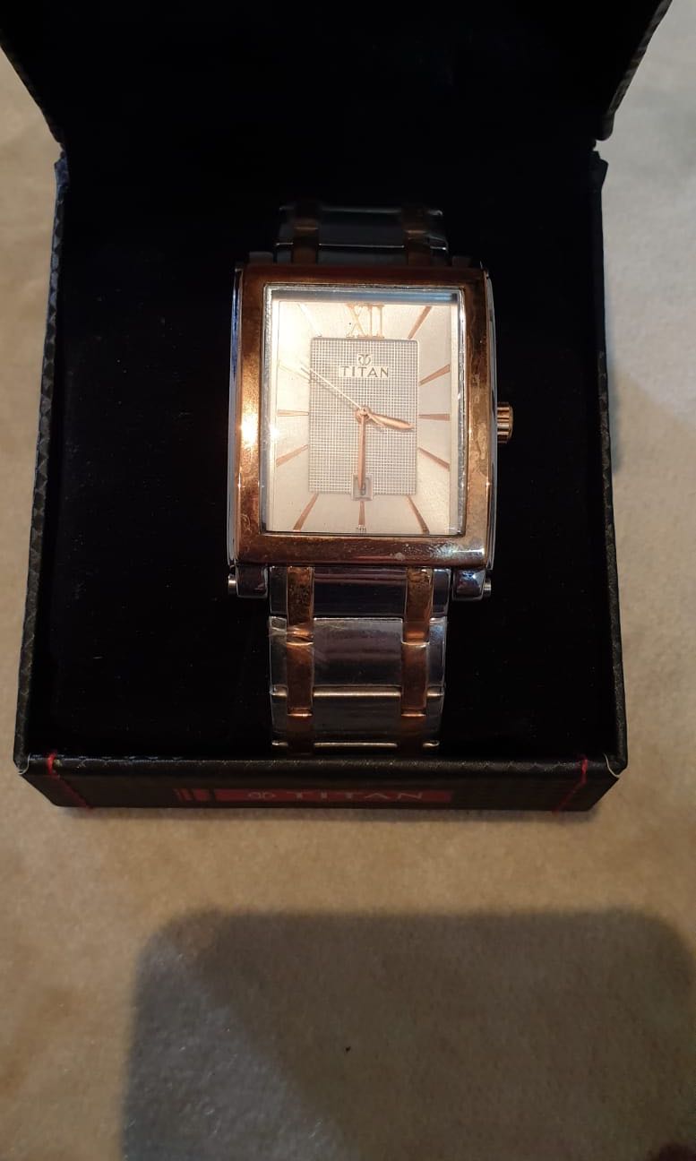Titan Regalia Analog White Silver Dial Men s Watch NK9327BM01