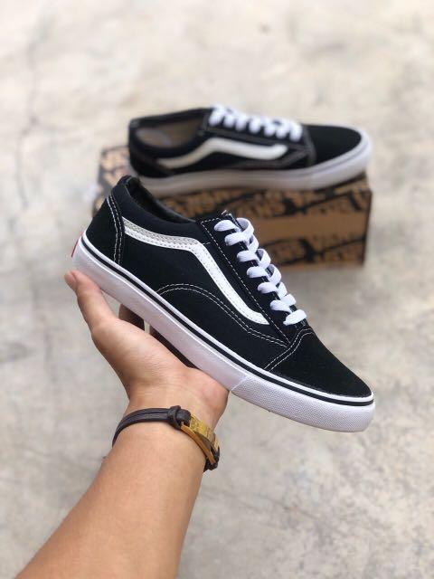 vans old skool tali hitam