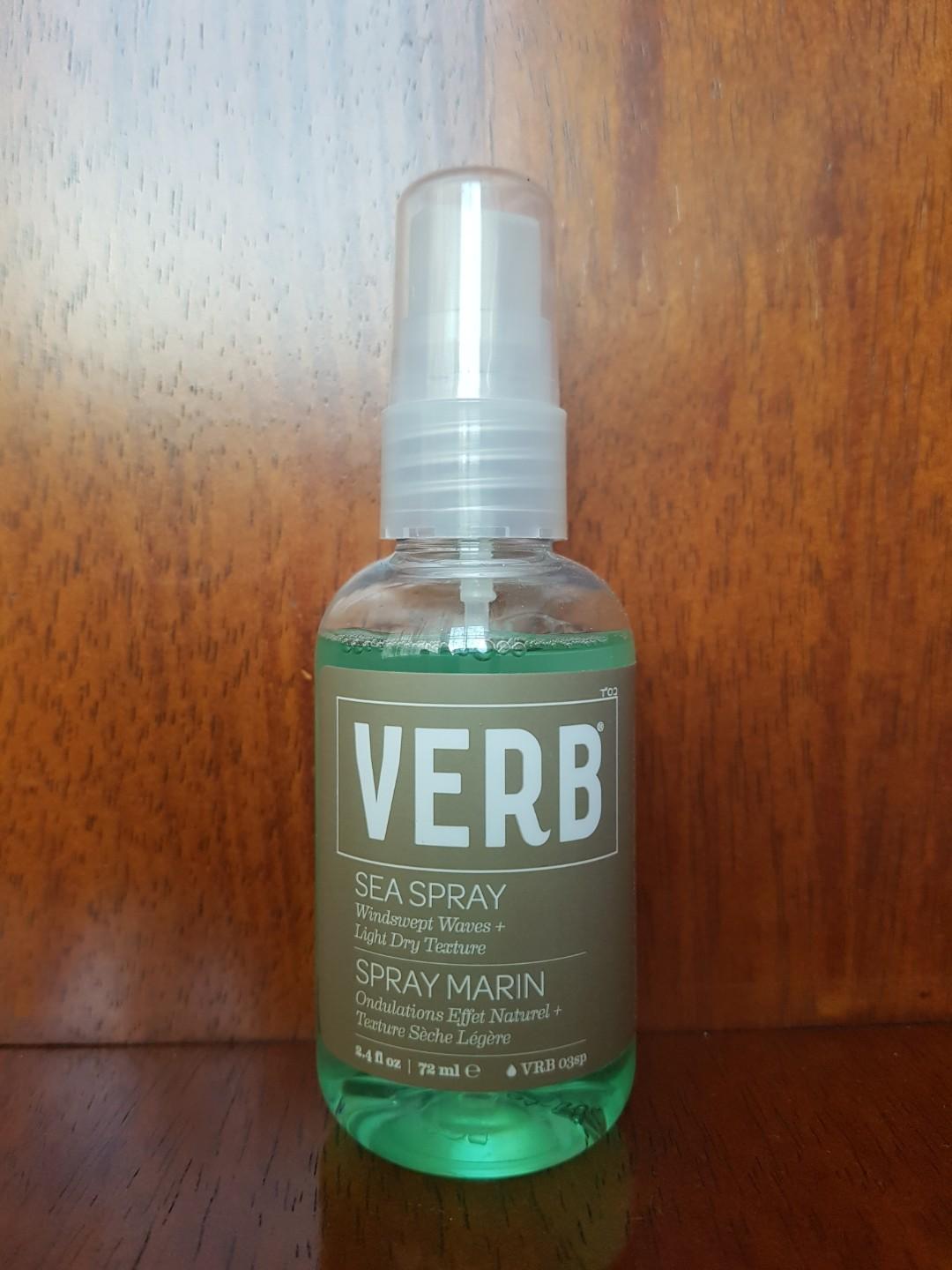 Verb Sea Salt Hairspray Health Beauty Hair Care On Carousell