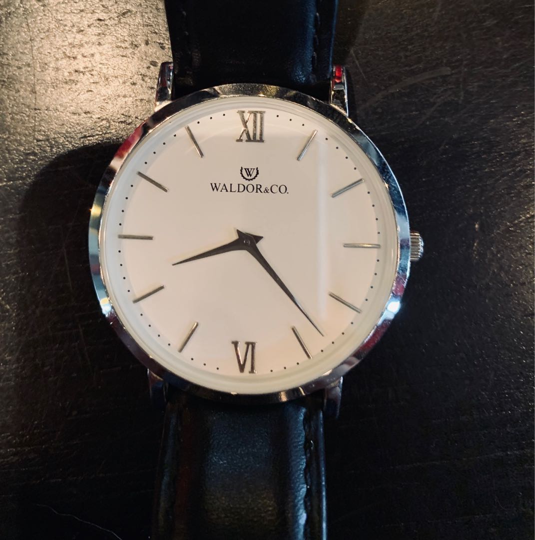 Waldor Co Original 40 Soho Silver plated genuine leather