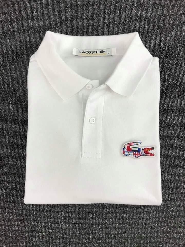 Lacoste white deals shirt price