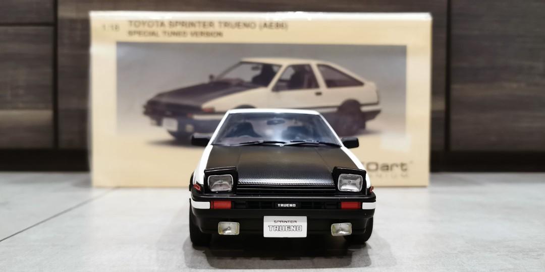 1 18 Autoart Toyota Sprinter Trueno AE86 Special Tuned Ver White