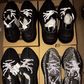 How To Buy Men's Yeezy boost 350 v2 black white on feet
