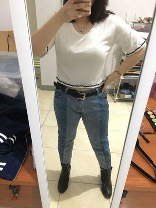 Mango white shirt