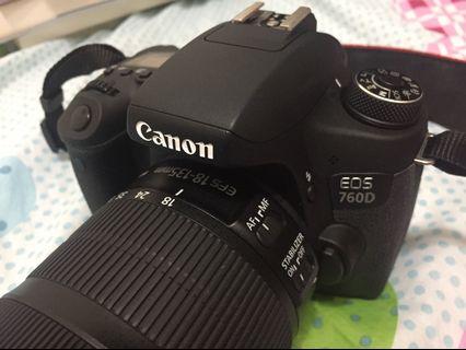 Canon 760d全配/什麼都不少/盒子都還在