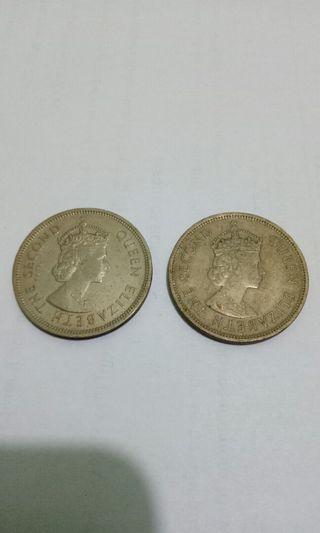 One Dollar Hongkong 1960, 1972