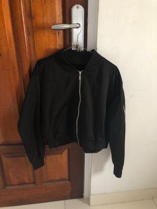Black Bomber Jacket