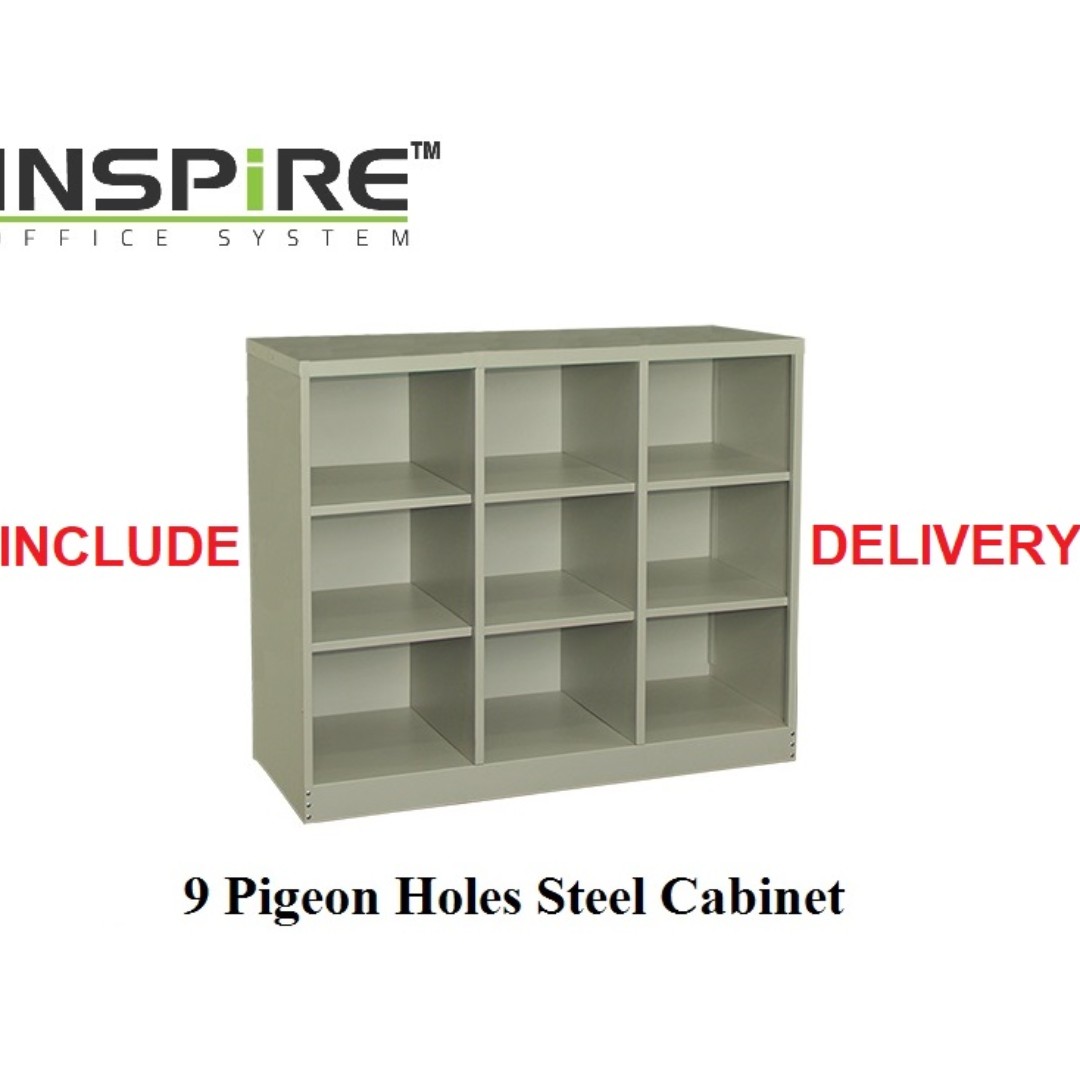 9 Pigeon Holes Steel Cabinet Home Furniture Furniture On Carousell