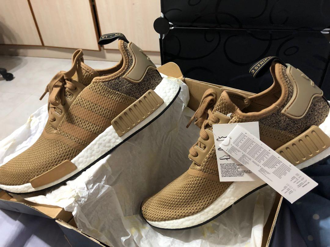 Adidas NMD R1 brown, Men's Fashion, Footwear, Sneakers on Carousell