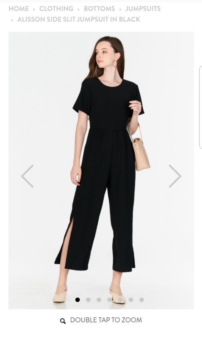 romper pants with slits