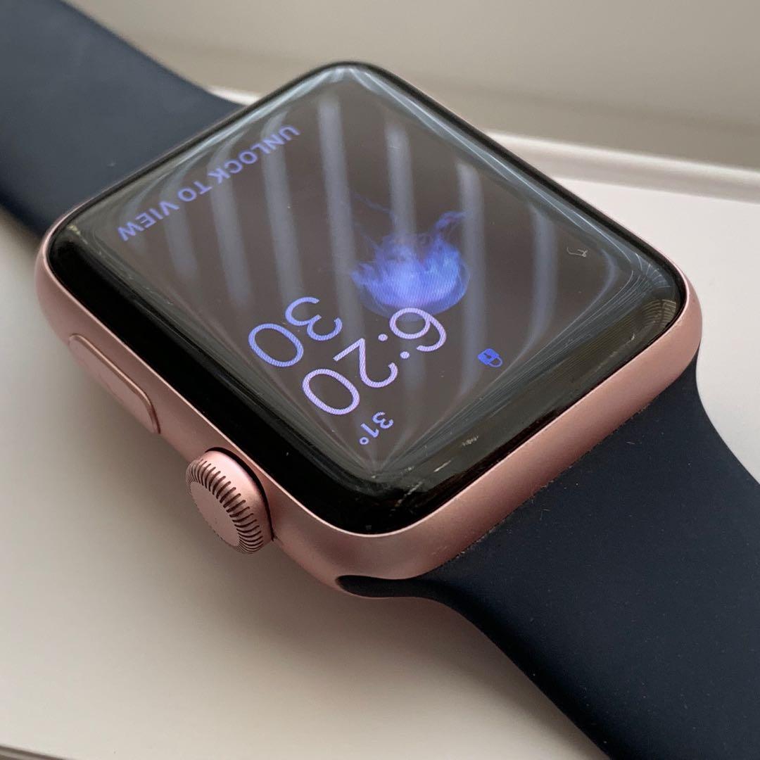 Apple Watch Series 2 42mm Rose Gold Aluminium Midnight Blue
