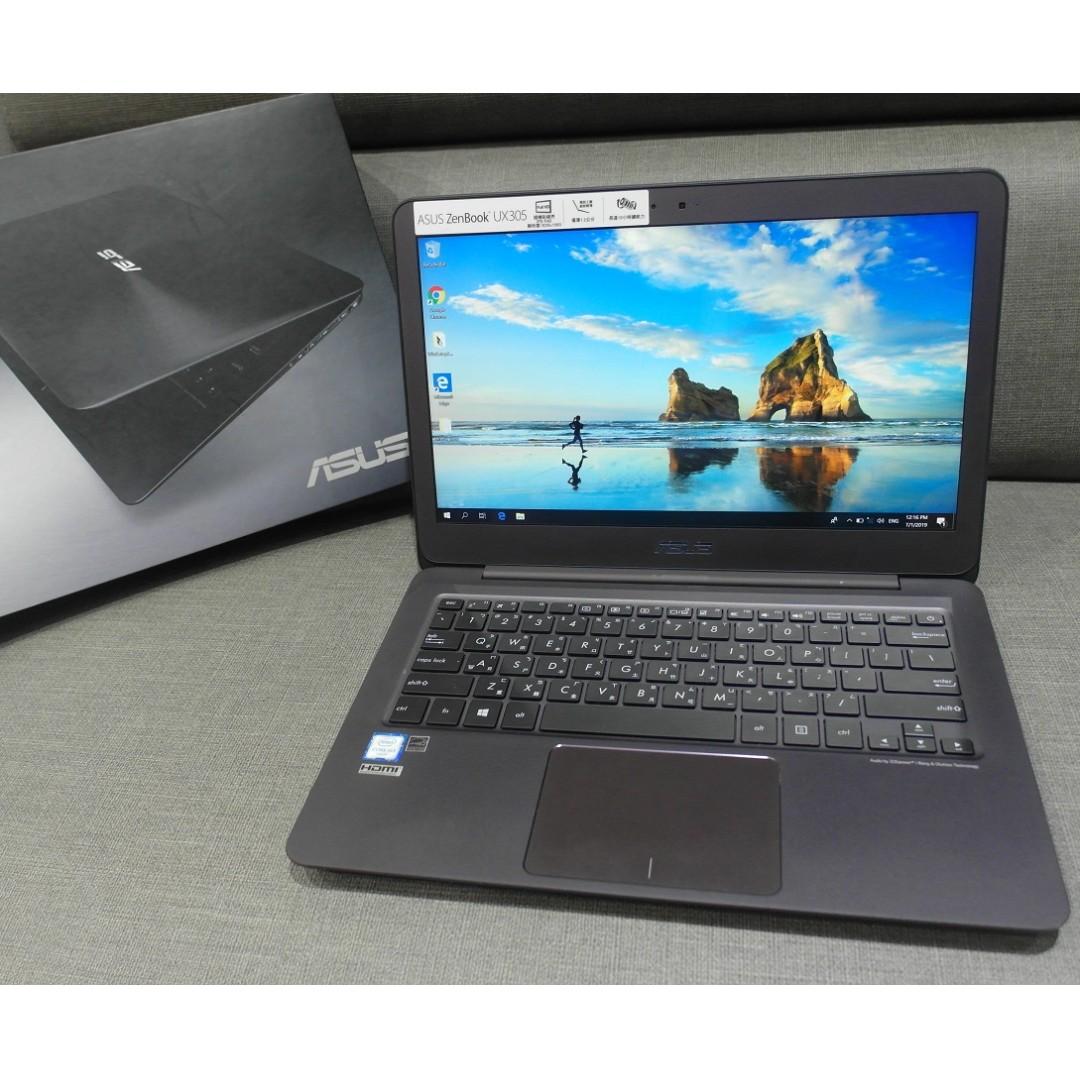 出售 Asus Zenbook Ux305c 極緻輕薄筆記型電腦盒裝完整9成新 電腦3c 桌電筆電在旋轉拍賣