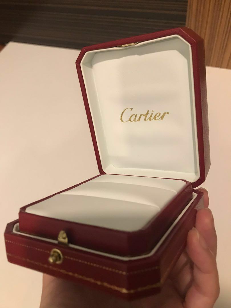 Cartier double ring store box