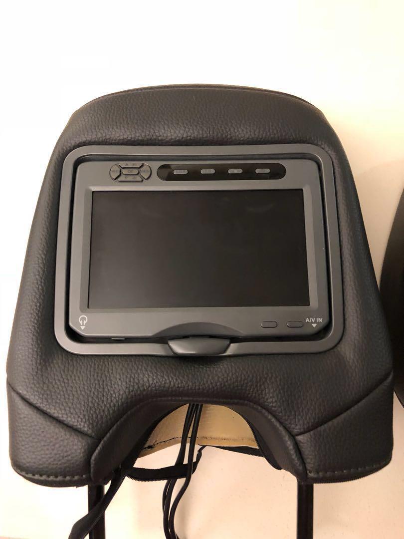 Authentic Volvo XC90 Dual DVD Headrest Player, Car Accessories