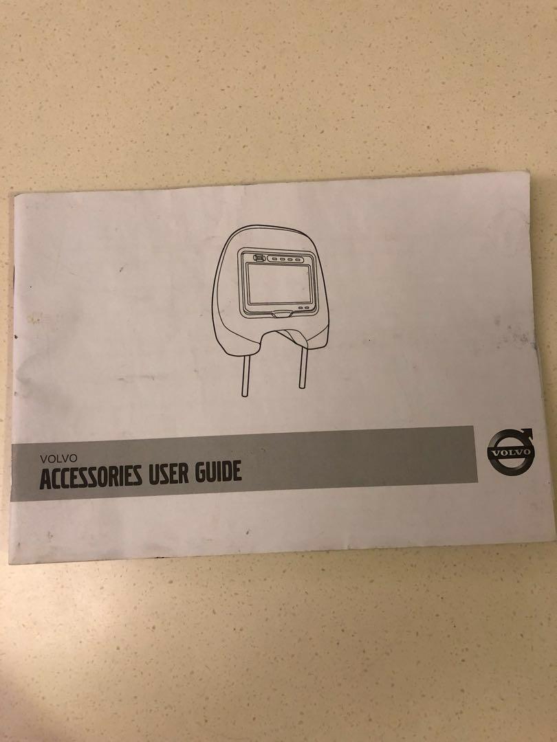 Authentic Volvo XC90 Dual DVD Headrest Player, Car Accessories