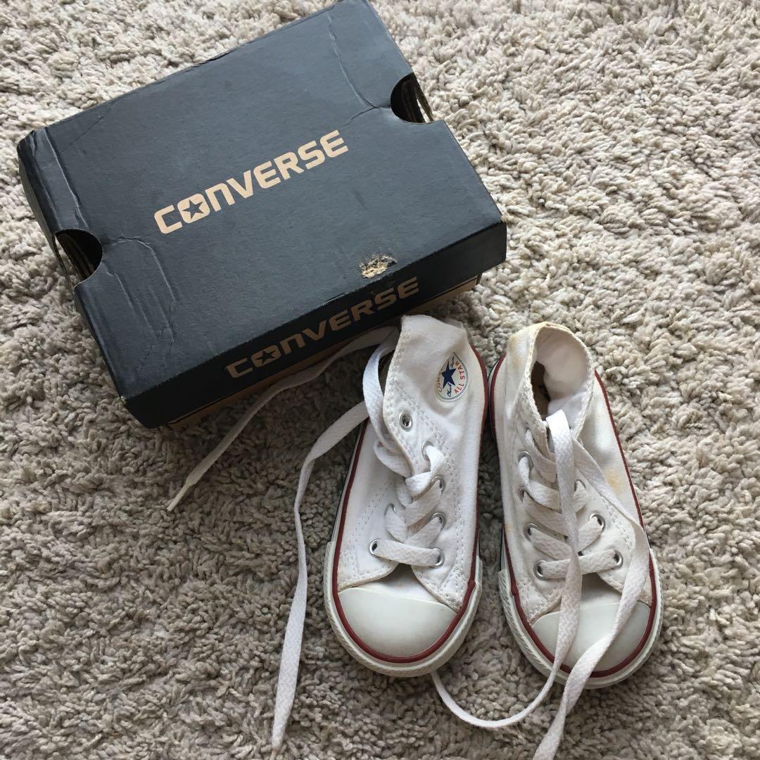 white converse yellow stains