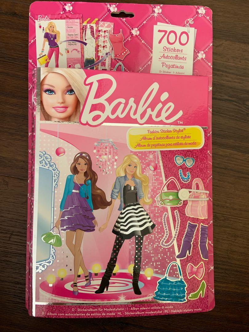 barbie fashion sticker stylist
