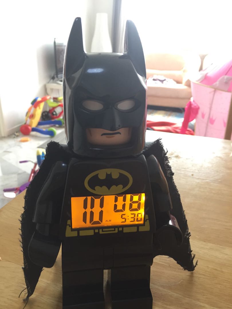 BATMAN lego alarm clock, Hobbies & Toys, Toys & Games on Carousell