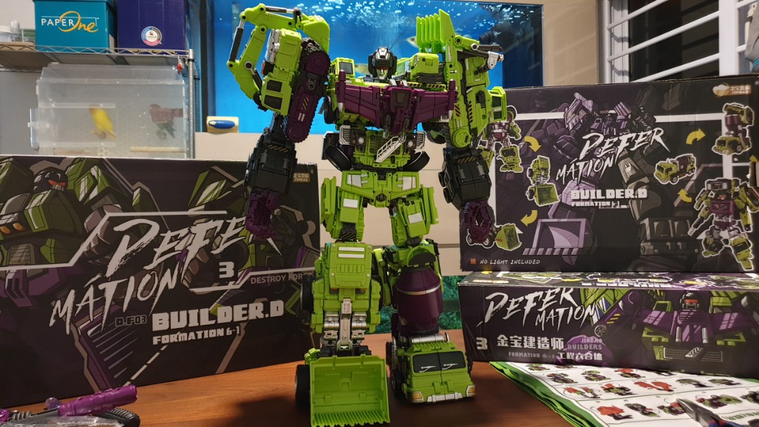 BNIB Jinbao Devastator Transformer Full Set of 6 Hobbies Toys