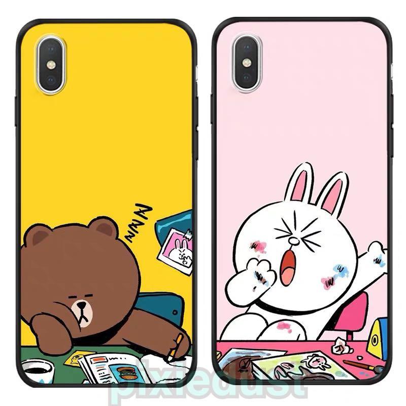 Brown And Cony Couple Phone Casing Bulletin Board Preorders On Carousell