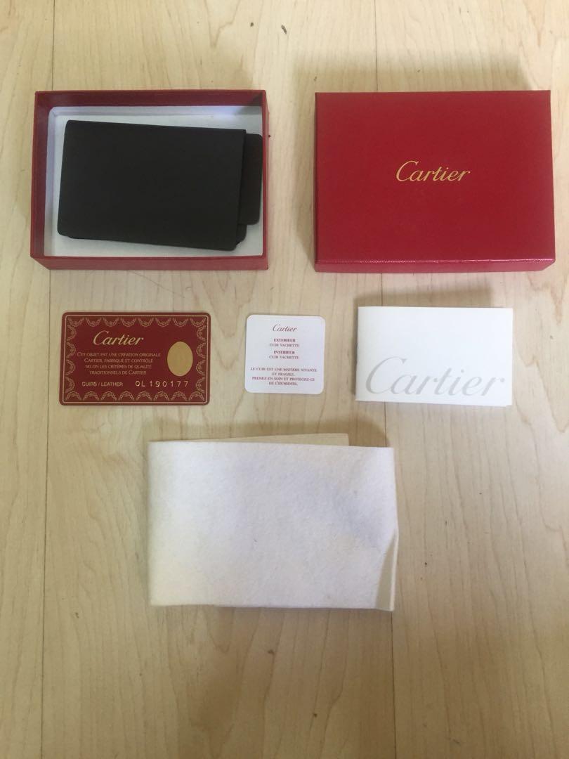 cartier wallet box