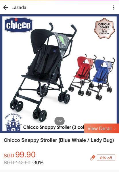 chicco snappy stroller