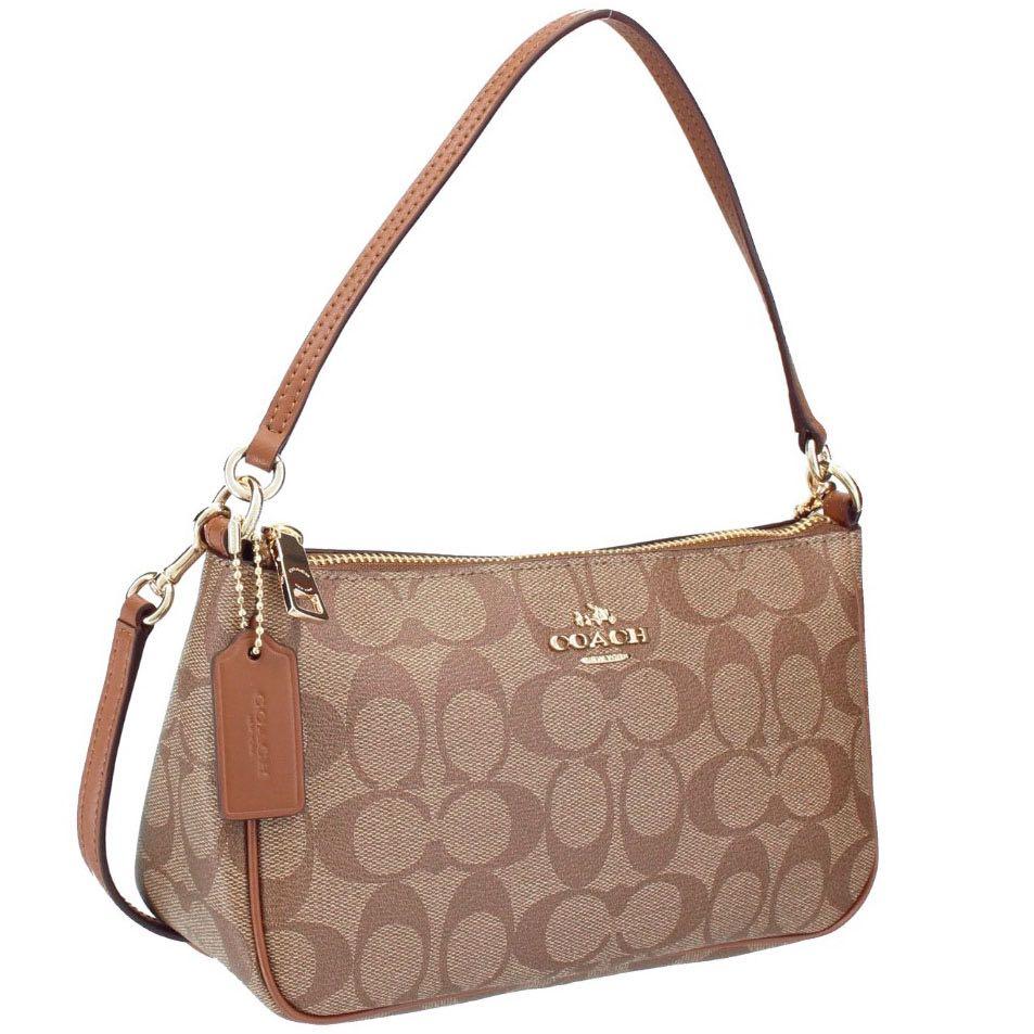 coach messico top handle pouch
