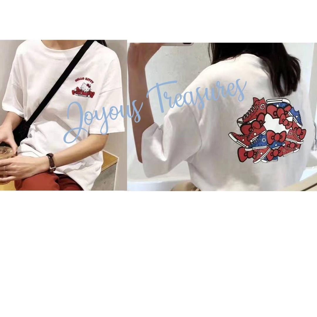 converse hello kitty shirt