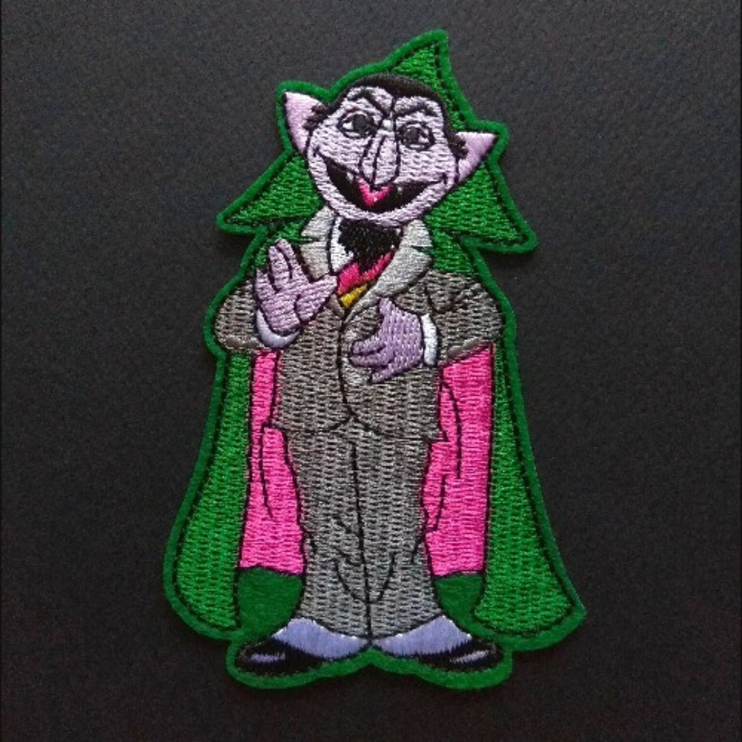 Count Von Count Dracula Sesame Street Iron On Patch, Hobbies & Toys, Stationery & Craft, Craft Supplies & Tools on Carousell Count Von Count Dracula Sesame Street Iron On Patch, Hobbies & Toys, Stationery & Craft, Craft Supplies & Tools on Carousell