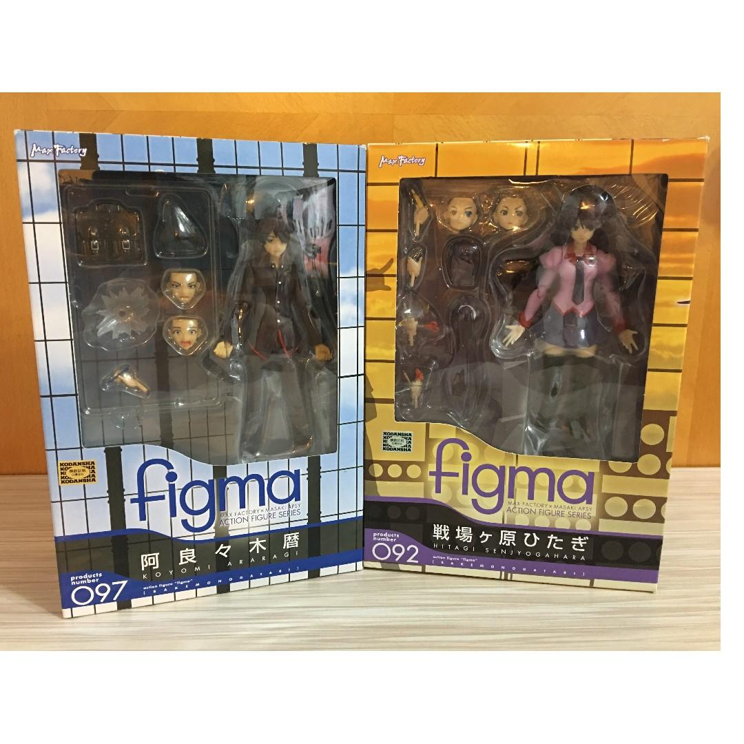 Figma 092 097 化物語bakemonogatari 戰場原黑儀 阿良良木曆 女王釘書機傲 玩具 遊戲類 玩具 Carousell