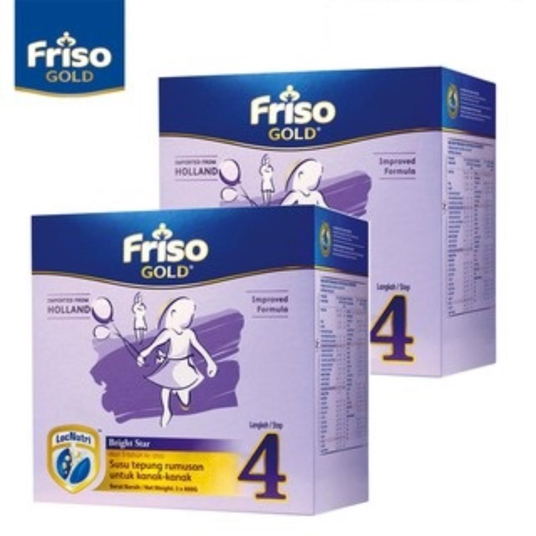 Friso Gold Step 4 1 2kg Twin Pack Babies Kids Nursing Feeding On Carousell