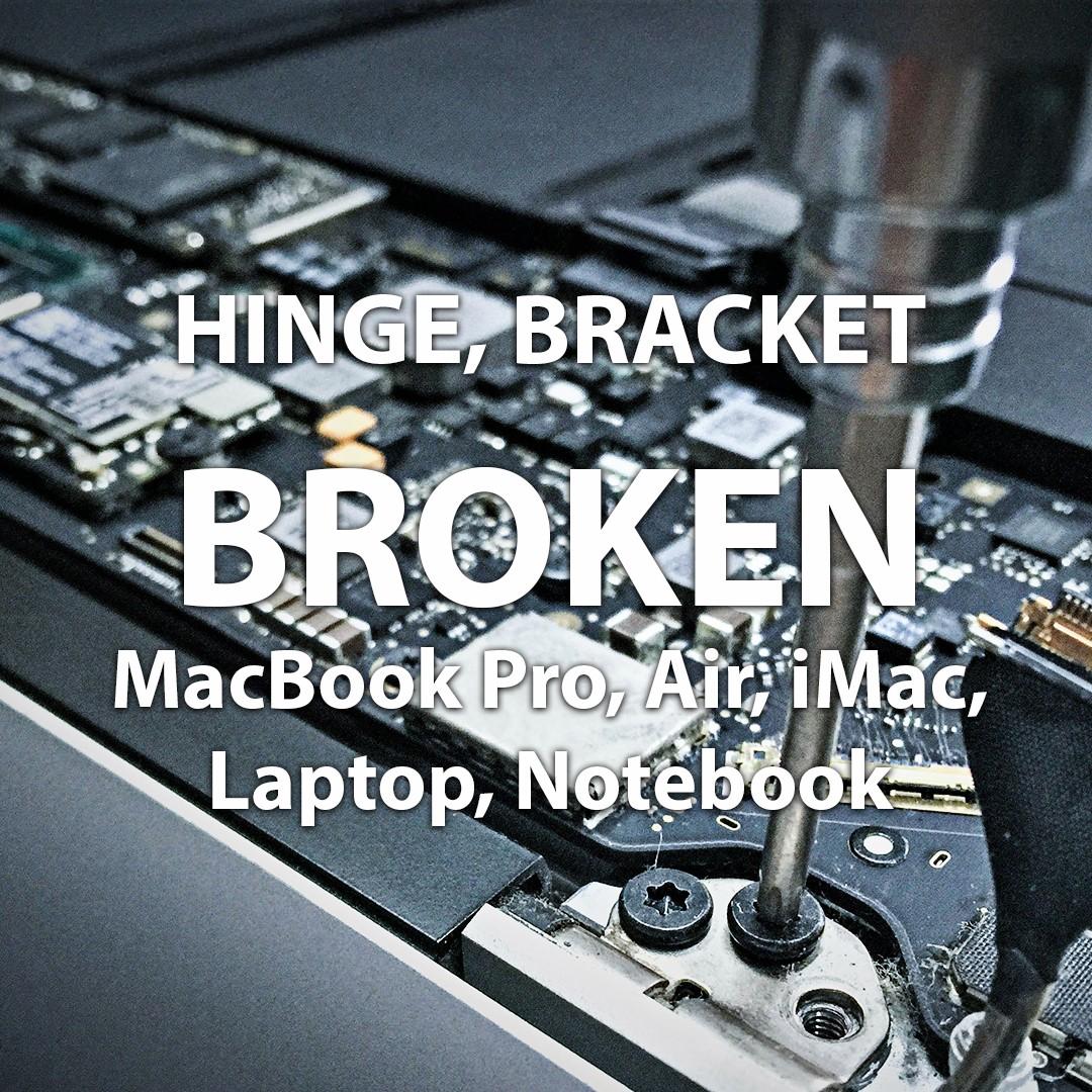 HINGE BRACKET BROKEN PATAH Repair Baiki Format MacBook Laptop
