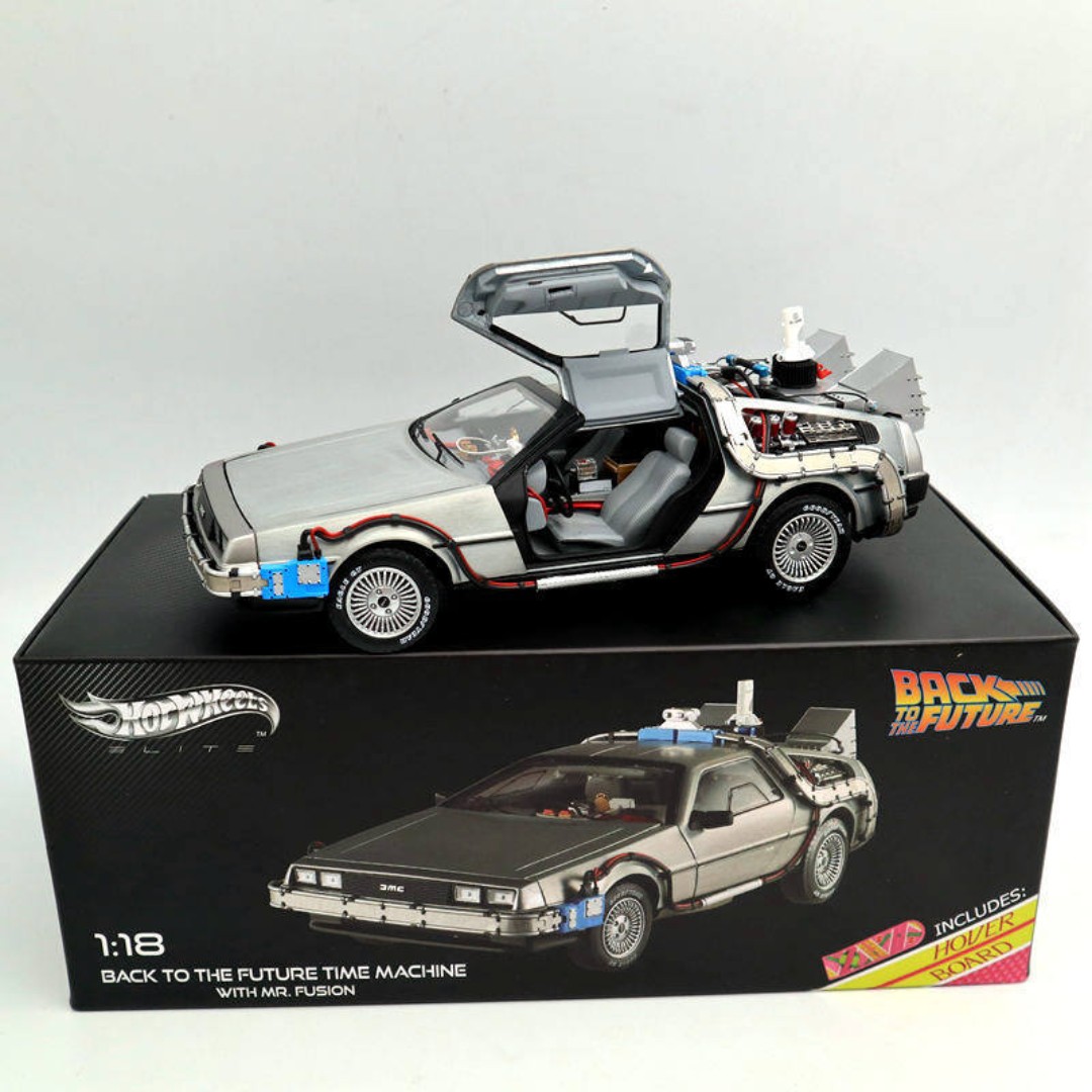 Hot wheels elite back to the future discount 1 18