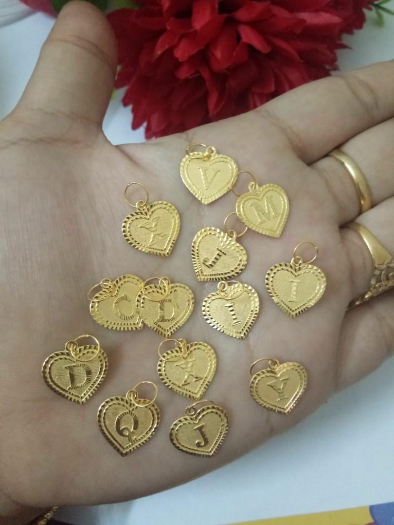 Huruf K Loket Emas 916 Pendant Gold 916 Original Women S Fashion Bags Wallets On Carousell
