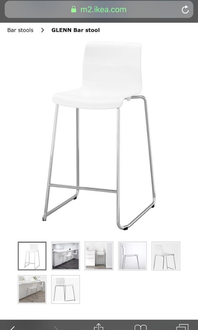 IKEA bar stool, Furniture & Home Living, Furniture, Chairs on Carousell