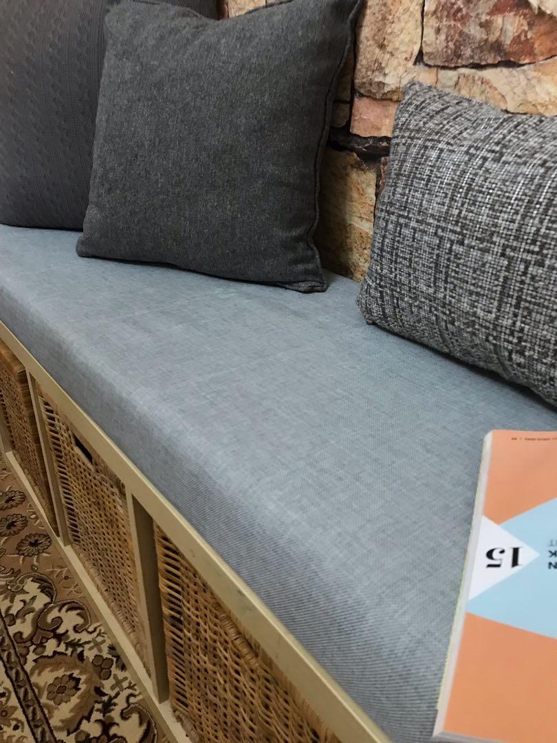 Ikea Hack Custom Made Cushion Bench Home Furniture Furniture