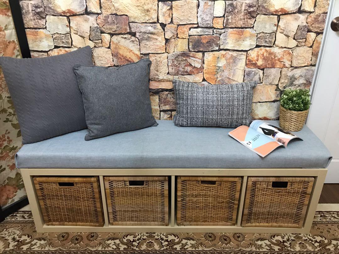 Ikea Hack Custom Made Cushion Bench Home Furniture Furniture