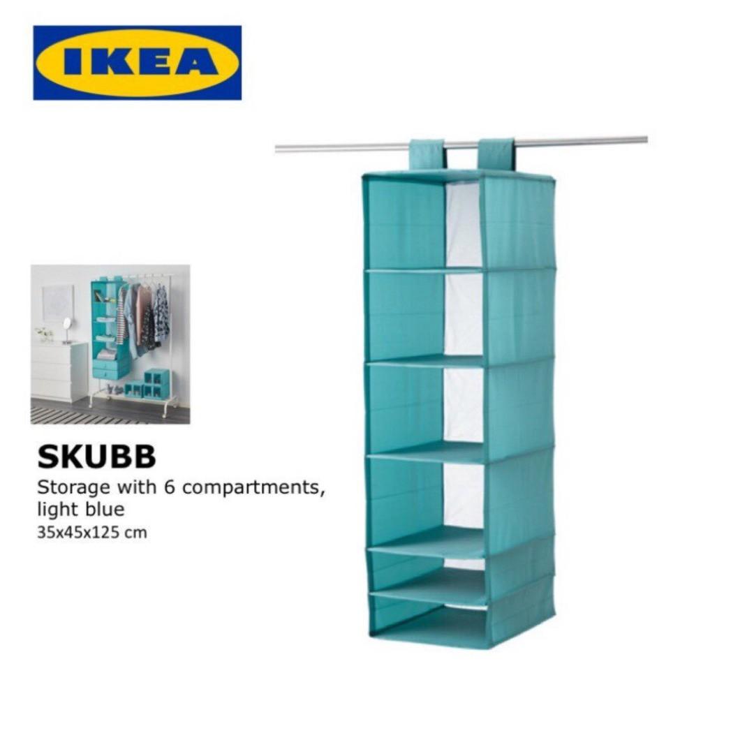 Ikea Skubb Hanging Storage Rak Baju Gantung Perabotan Rumah Di Carousell