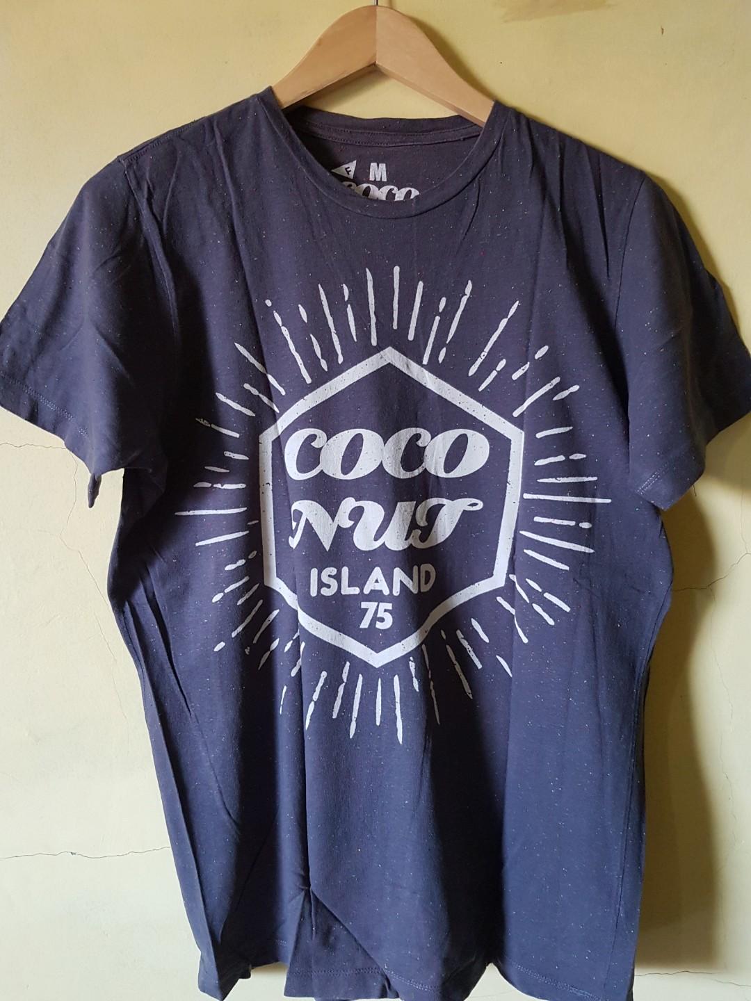 Kaos Ori Coconut Island Fesyen Pria Pakaian Atasan Di Carousell