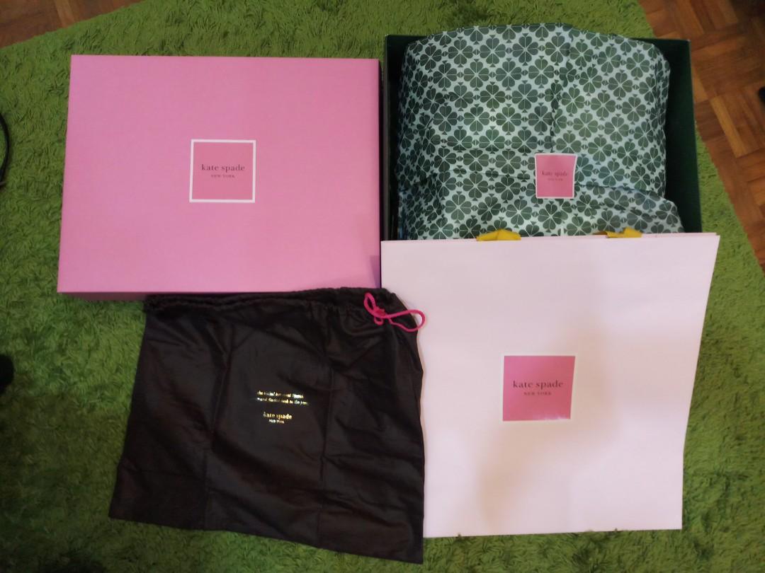 Kate Spade NY Wrapping Party Gift Box Leather Crossbody Bag Purse Gold Wine  NEW | eBay